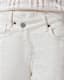 Aki Crossover Wide Leg Denim Jeans