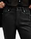 Haldan Slim Bootcut Coated Denim Jeans