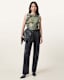 Bettie Floral Print Adjustable Drawcord Top
