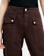 Val Linen Blend Cargo Trousers