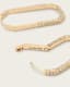 Hattie Crystal Hex Hoop Earrings