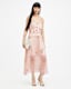 Saffron Kora Floral Print Midi Dress