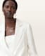 Bonnie Double-Breasted Linen Blend Blazer
