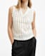 Vivian Open Stitch V-Neck Tank Top