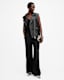 Billie Relaxed Fit Leather Biker Gilet