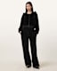 Vinny Relaxed Fit Zip Up Velvet Hoodie