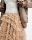 Jen Tulle Asymmetric Maxi Skirt