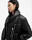 Lauren Leather Puffer Jacket
