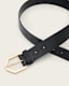 Tia Hex Leather Belt
