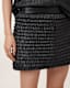 Krindle Leather Mini Skirt