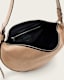 Half Moon Suede Shoulder Bag