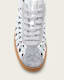 Velma Low Top Round Toe Woven Leather Trainers