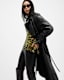 Hendry Relaxed Fit Leather Trench Coat