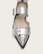 Sutton Metallic Leather Point Toe Shoes