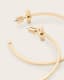 Toggle Large Hoop Earrings