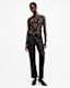 Edana Leopard Print Mesh Top