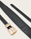 Harper Snake Effect Leather Belt
