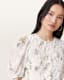 Serene Floral Print Midi Dress