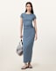 Katarina Short Sleeve Slim Fit Midi Dress