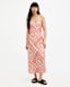 Bryony Luisa Print Midi Slip Dress