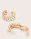 Nyx Crystal Hoop Earrings
