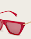 Minka Flat Top Cat Eye Sunglasses