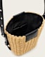 Ebro Woven Straw Cross Body Bag