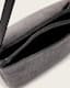 Ondine Croc-Effect Nubuck Shoulder Bag
