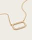 Tia Crystal Pave Necklace