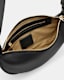 Half Moon Leather Crossbody Bag