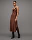 Hadley Cowl Neck Midi Slip Dress