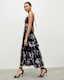 Tatum Mia Floral Cut Out Maxi Dress