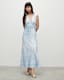 Karlina Estrella Silk Blend Maxi Dress