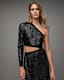 Daisy Topaz Sequin Cut Out Maxi Dress