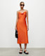Hadley Cowl Neck Midi Slip Dress