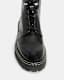 Heidi Shiny Leather Lace Up Boots