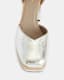 Tiffany Metallic Square Platform Heels