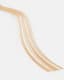 Eliza Gold Tone Long Fringed Earrings