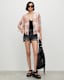 Evie Leather Tie Dye Tassel Gilet