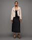 Balfern Belted Hem Leather Biker Jacket