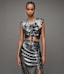 Carla Gathered Metallic Matching Co-Ord  large