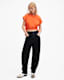 Mira Cropped Side Drawcord T-Shirt