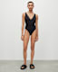 Georgia V-Neck Twisted Waist Swimsuit