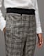 Bea Woven Checked Skinny Fit Trousers