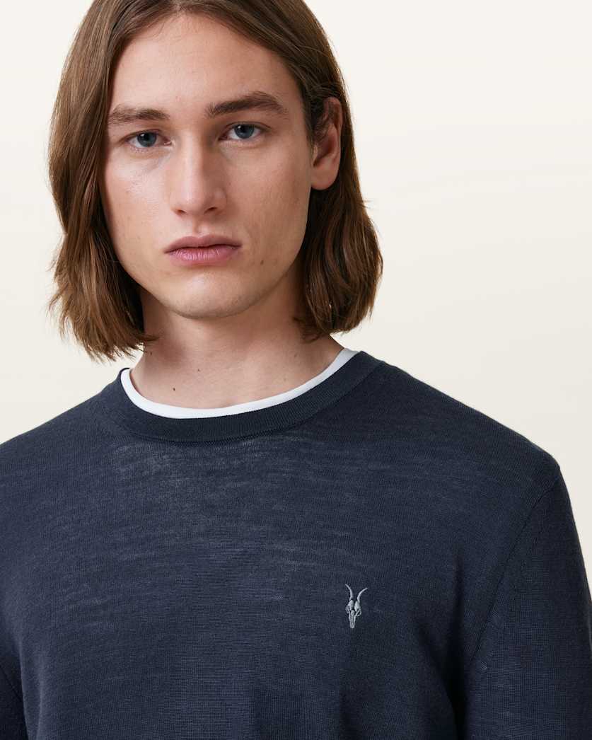 Mode Merino Crew Neck Ramskull Jumper