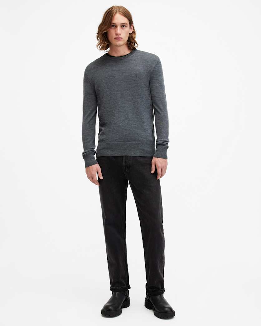 Mode Merino Crew Neck Ramskull Jumper