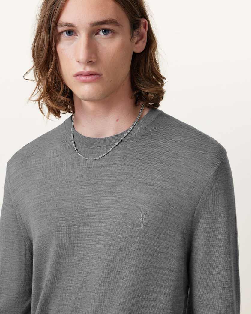 Mode Merino Crew Neck Ramskull Jumper