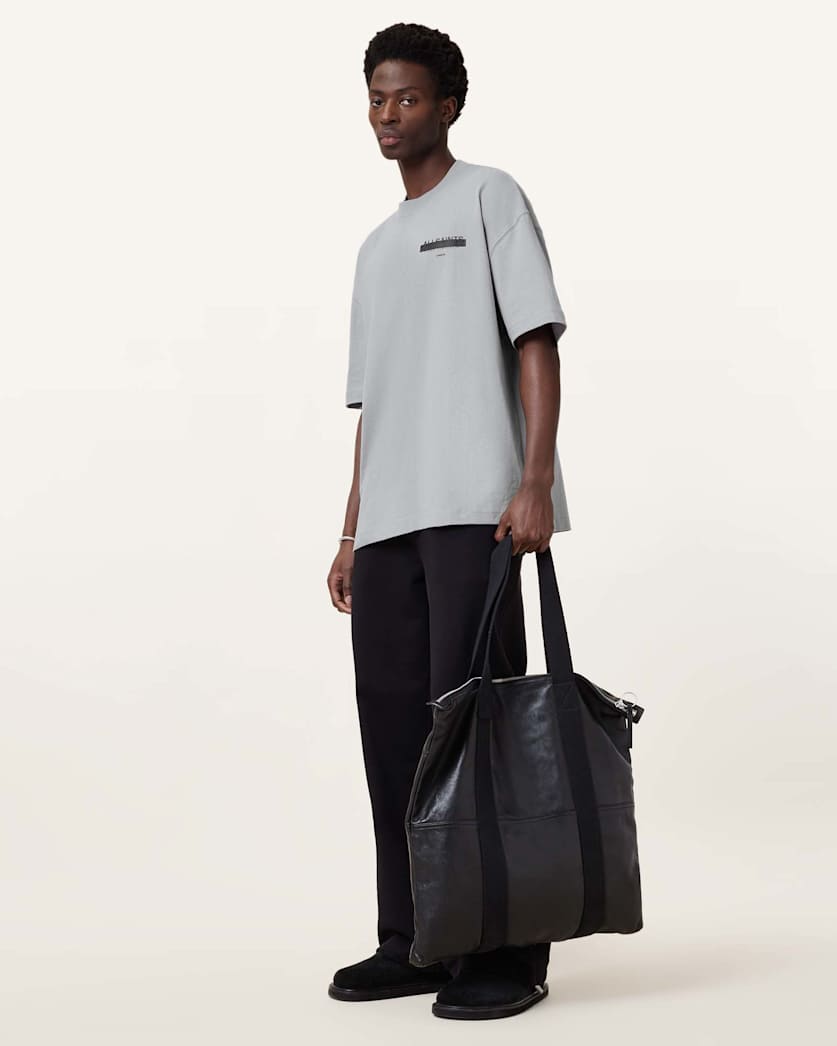 Redact Oversized Embroidered Logo T-Shirt