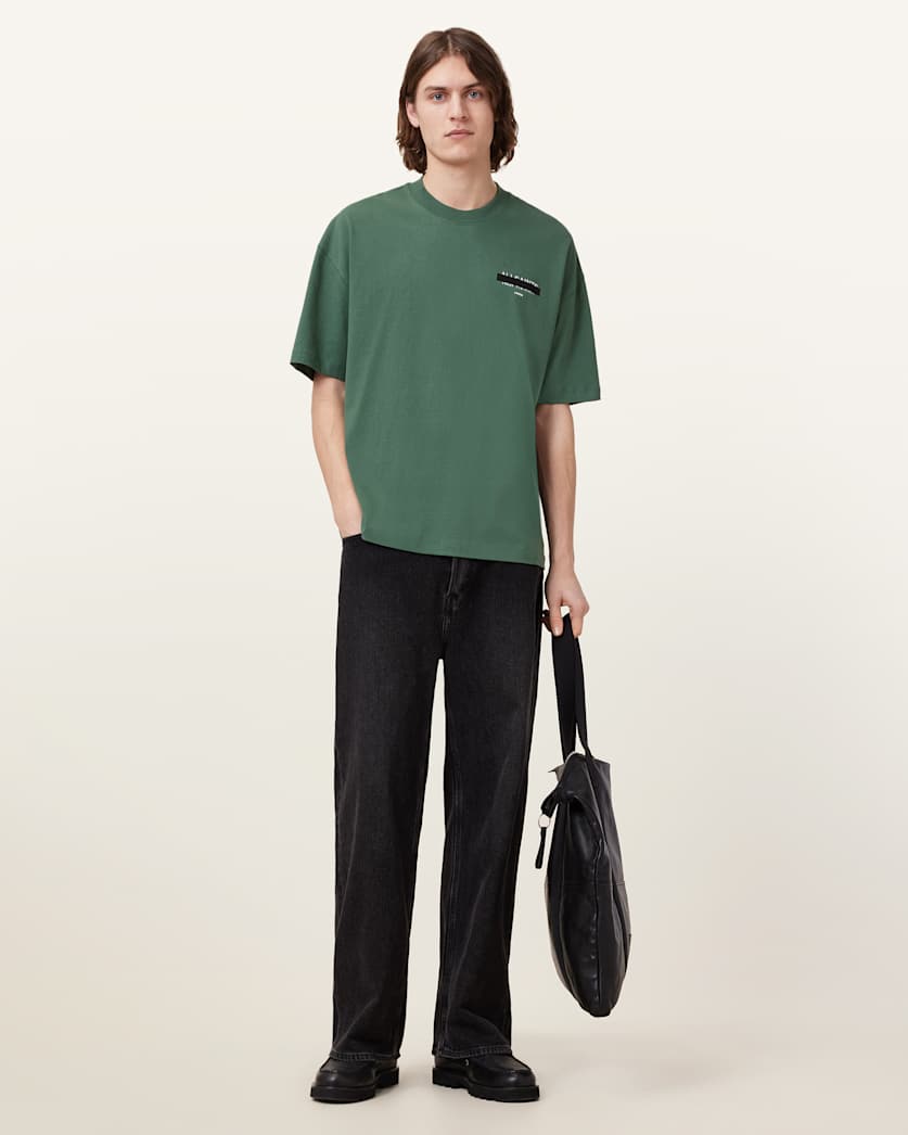 Redact Oversized Embroidered Logo T-Shirt