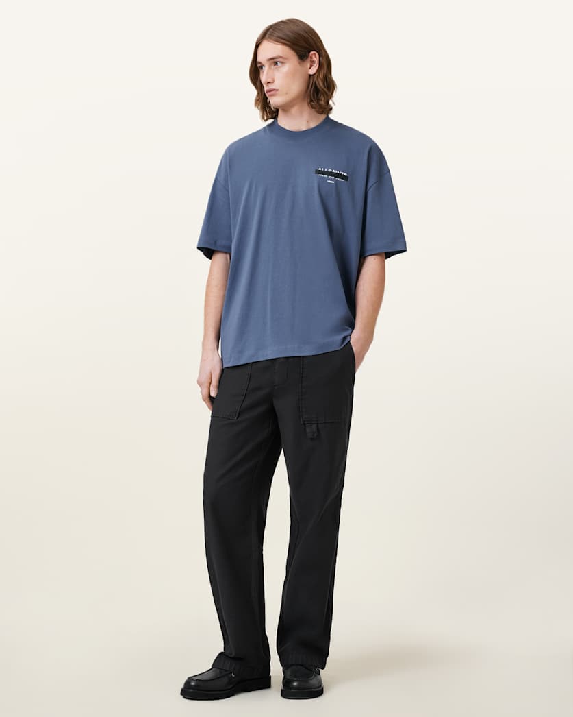 Redact Oversized Embroidered Logo T-Shirt